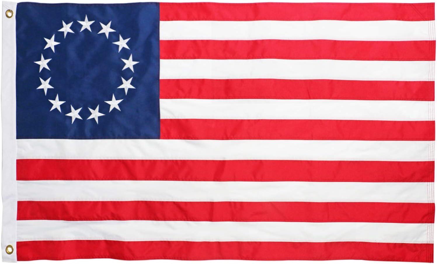 Patriotic 3x5 FT Heavy Duty Betsy Ross Flag