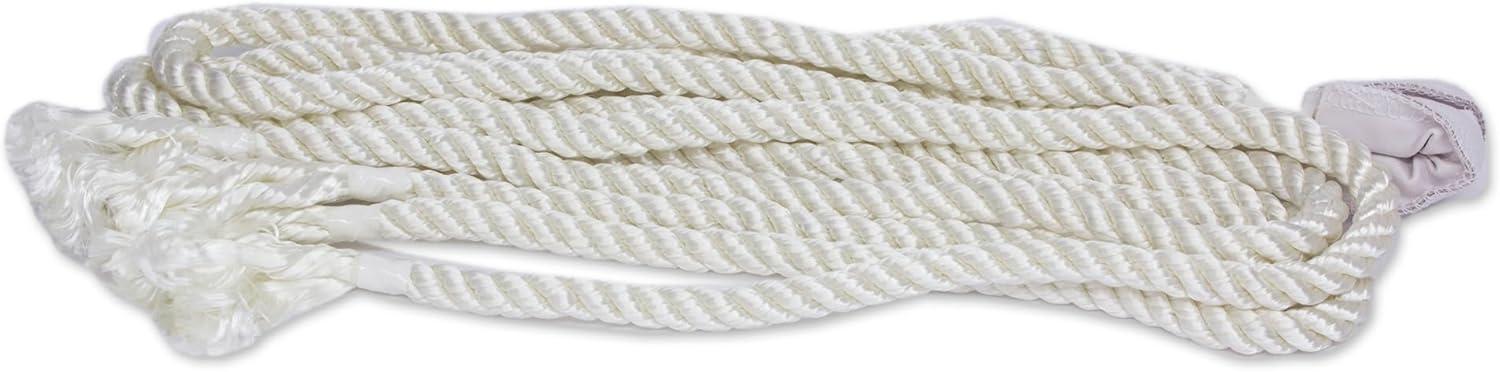 Natural Off-White Cotton Blend Single Rope Hammock