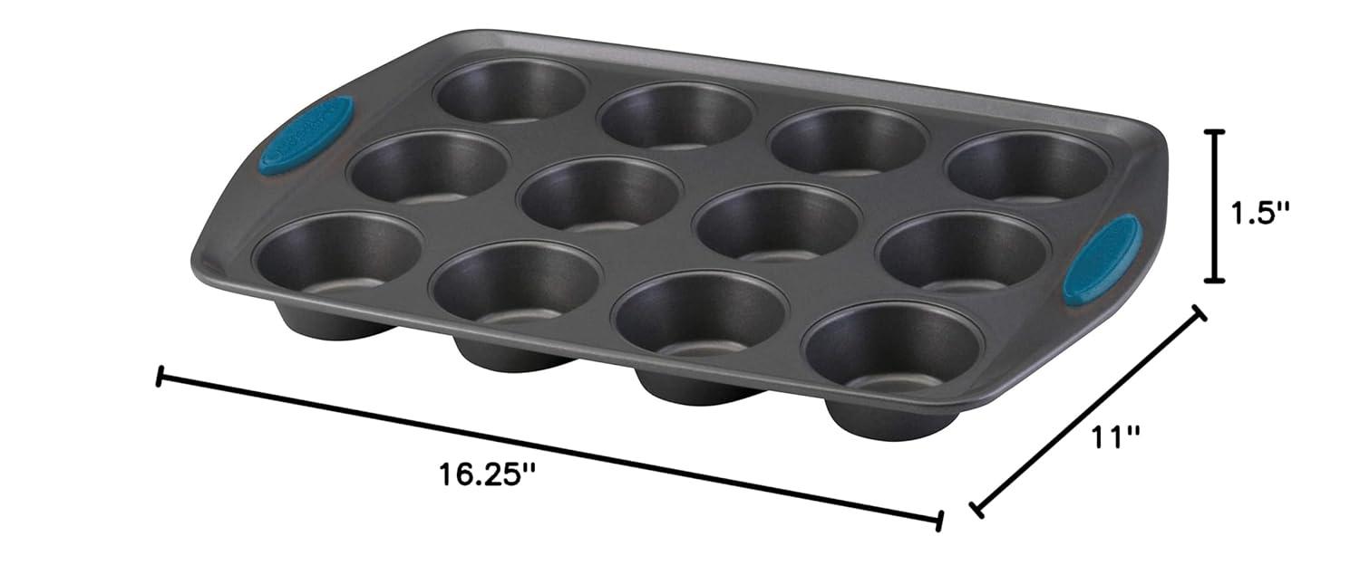 Rachael Ray Rachael Ray 12-Cup Non-Stick Yum-O Bakeware Oven Lovin Muffin Pan