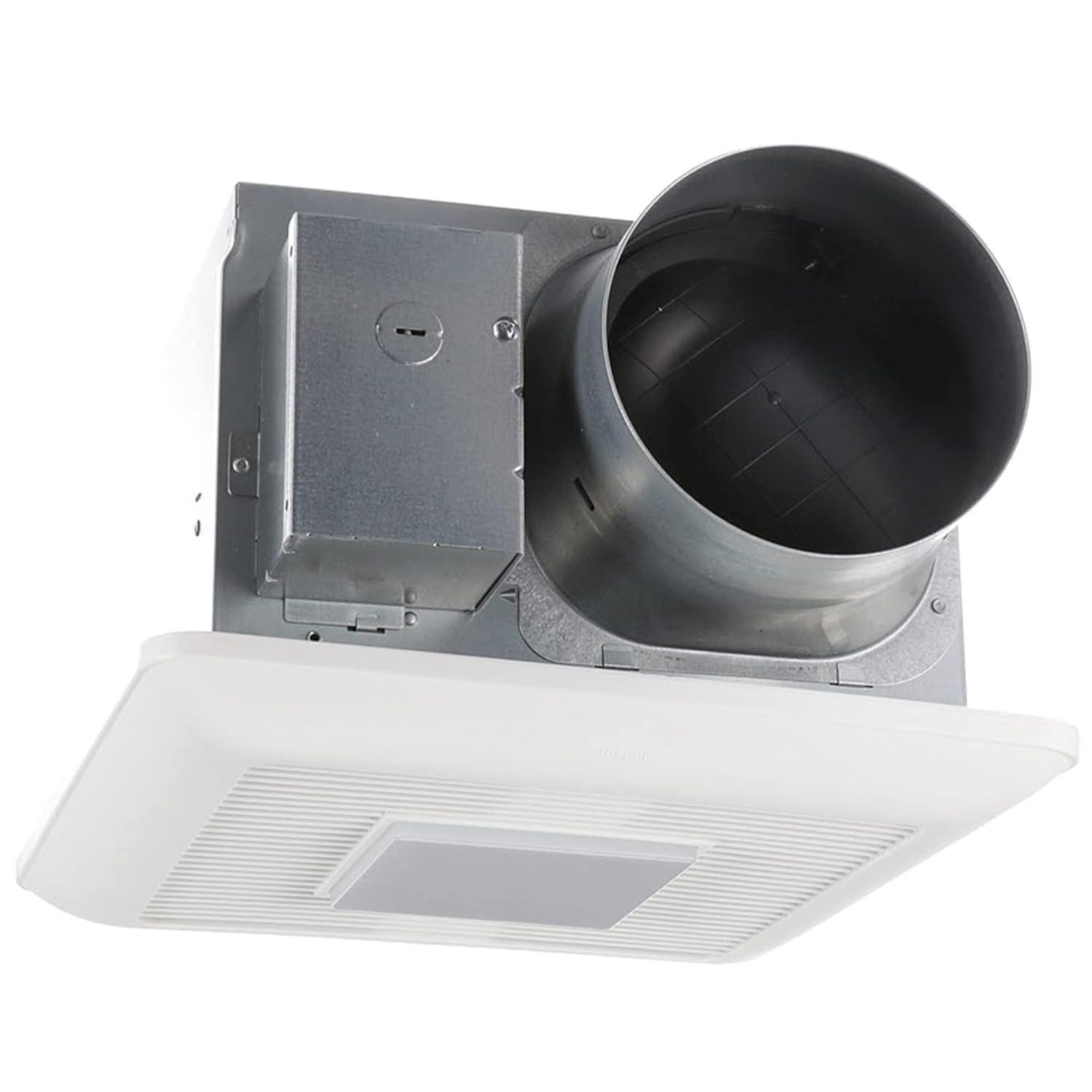 Panasonic WhisperCeiling Bathroom Exhaust Fan with Dimmable LED Light, 110-130-150 CFM, FV-1115VQL1