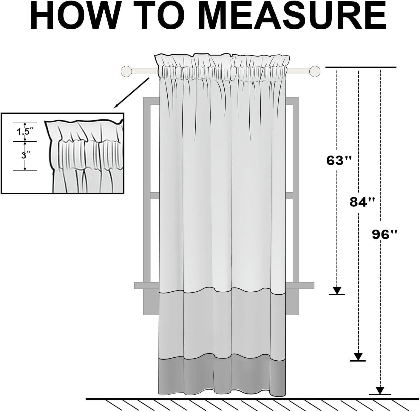 Frifoho Polyester Room Darkening Curtain Pair (Set of 2)