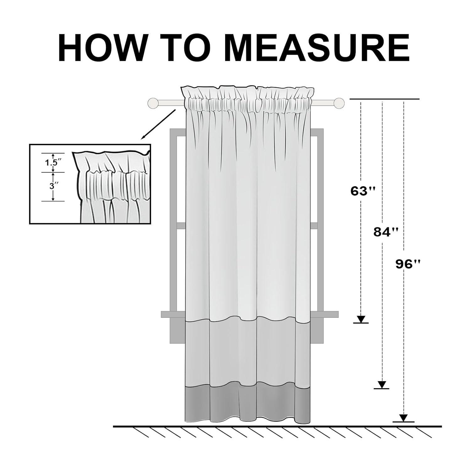 Frifoho Polyester Room Darkening Curtain Pair (Set of 2)