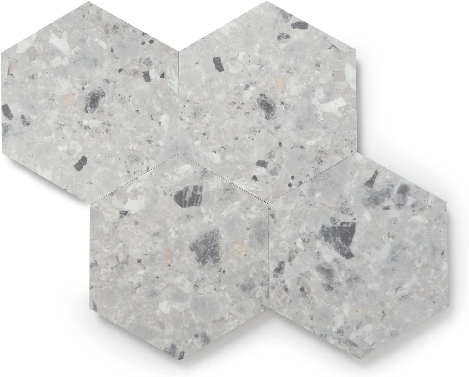 GlueCore Mosaic 28mil x 12" W x 10" L Glue Down Vinyl Tile Flooring
