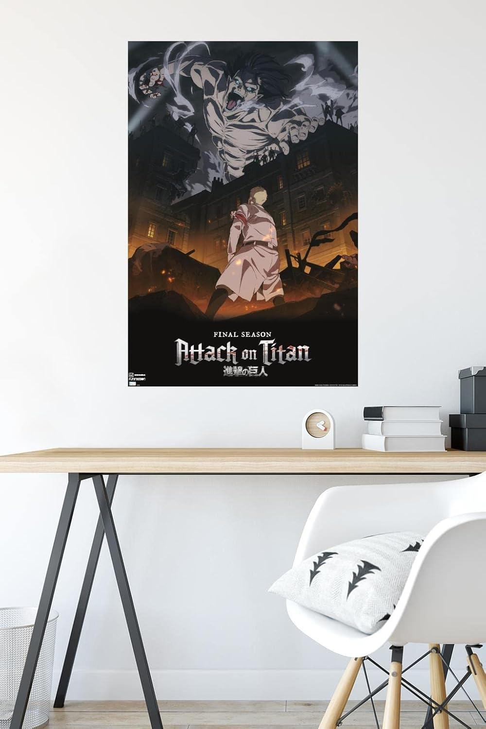 Attack on Titan: Season 4 - Key Visual 1 Wall Poster, 22.375" x 34"