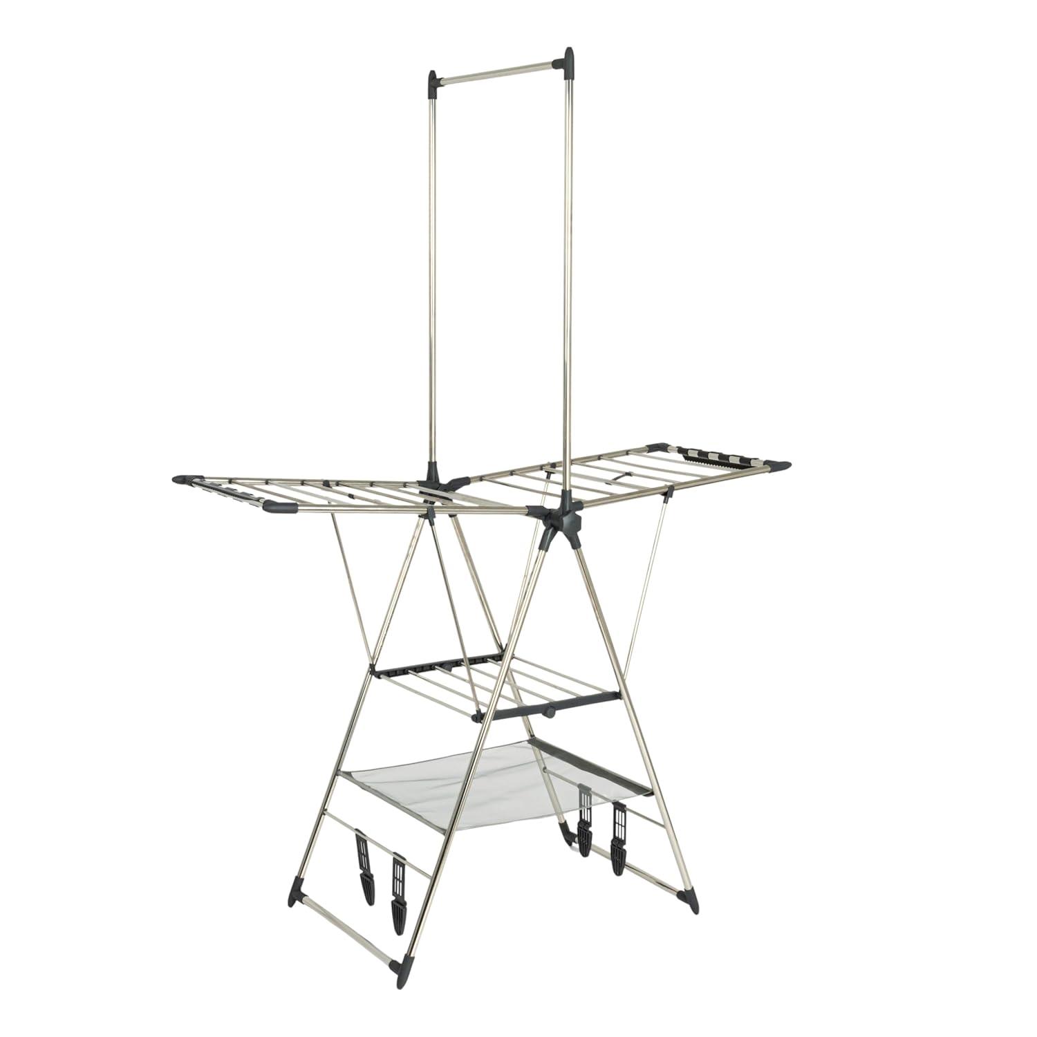 Household Essentials Steel Foldable Standard Drying Rack