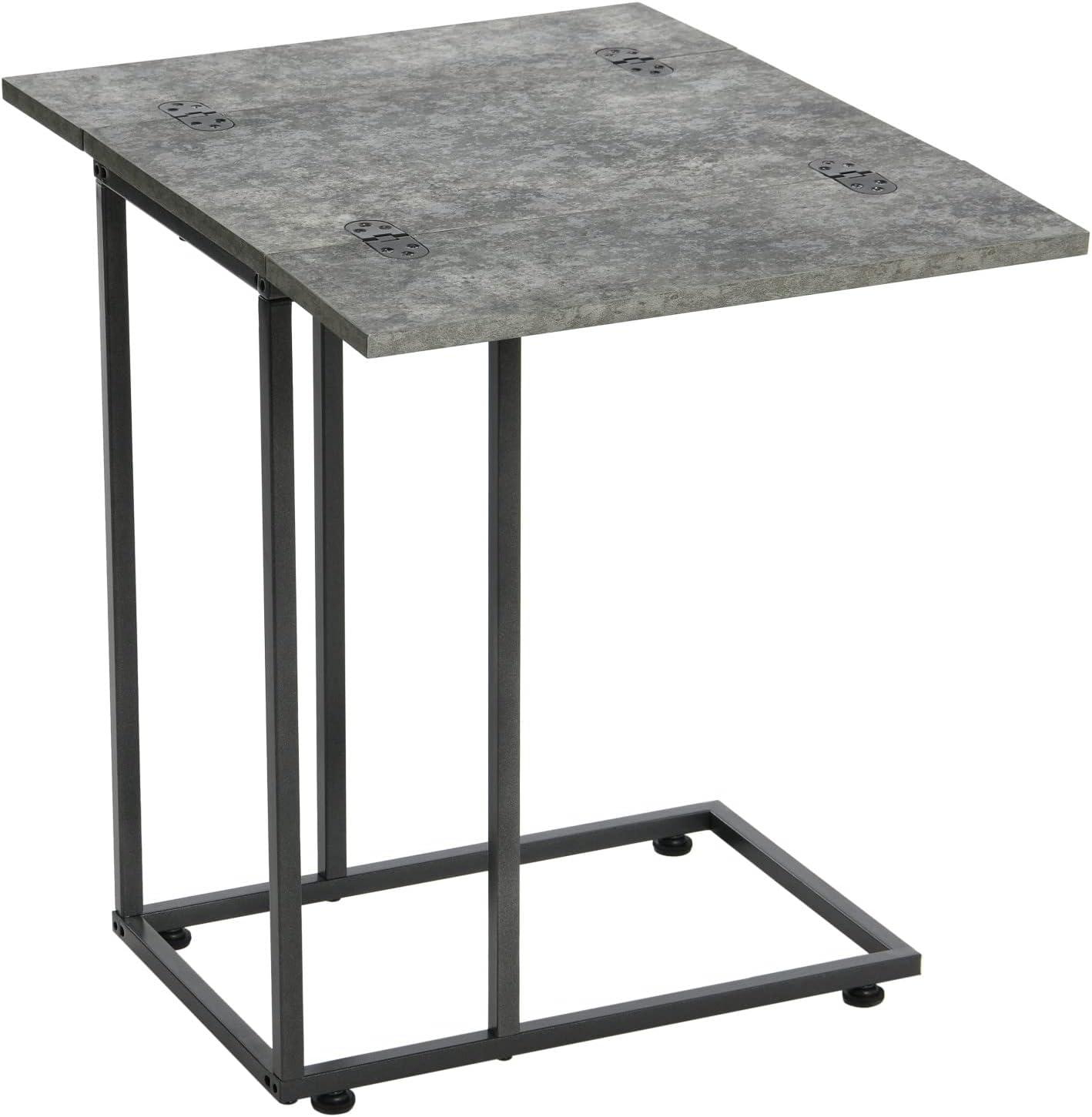 Household Essentials Jamestown Extendable C-Shaped Table