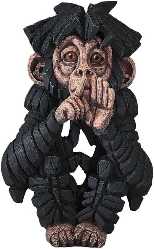 Edge Sculpture Speak No Evil Baby Chimpanzee Figurine