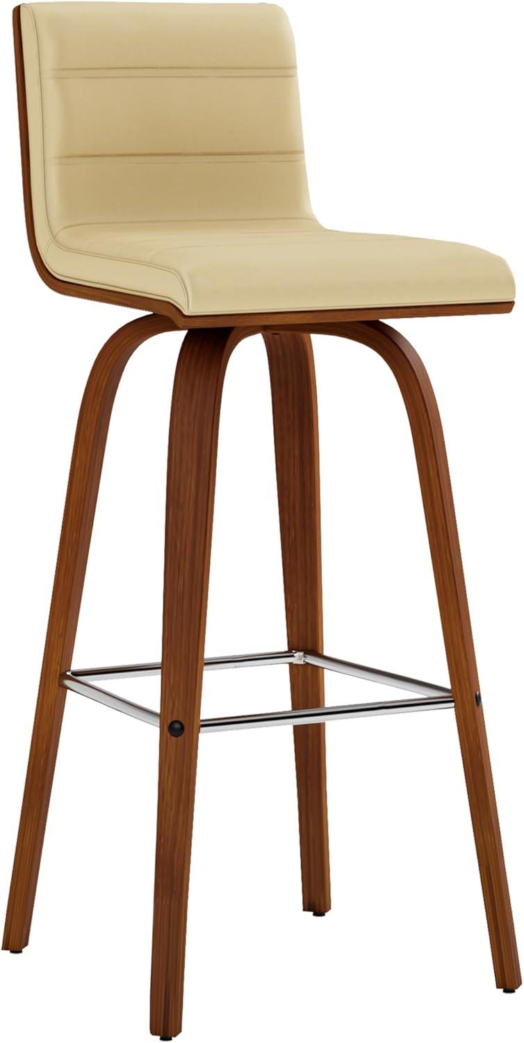 Hiram Solid Wood Swivel Bar & Counter Stool