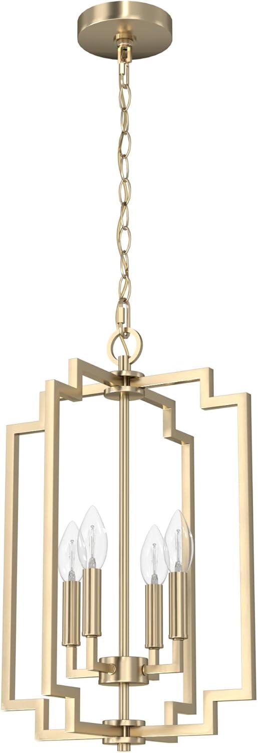 Alturas Gold Modern 4-Light Small Pendant 14x21 Inch