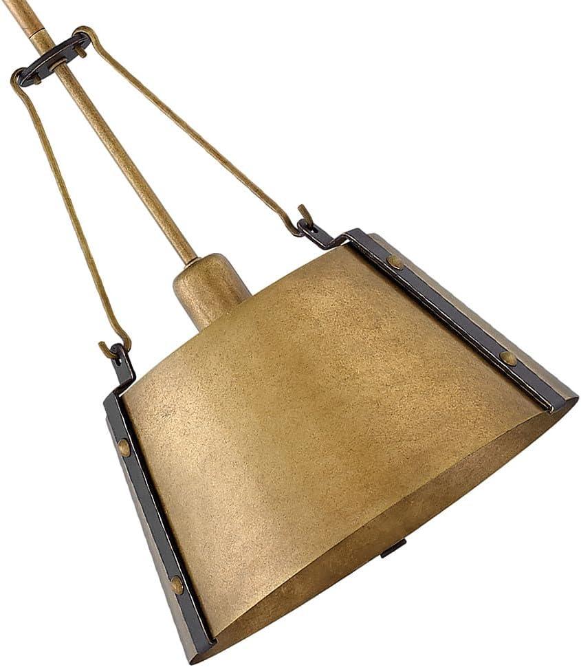 Cartwright Small 1-Light Drum Pendant w/ Bold Rivets