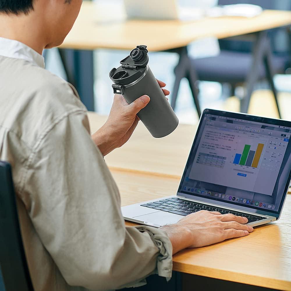 Zojirushi SX-KA30HM Stainless Carry Tumbler, 11 Ounce, Forest Gray