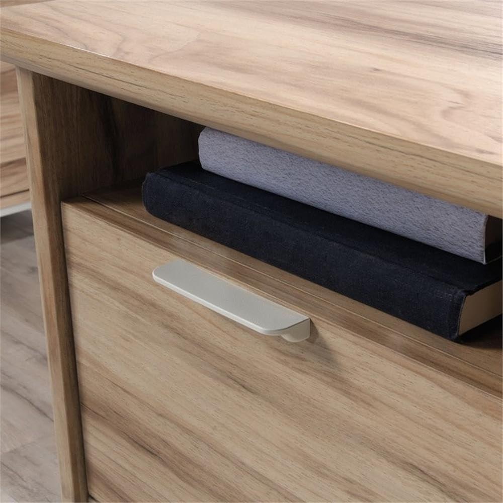 Portage Park Executive Desk Kiln Acacia - Sauder