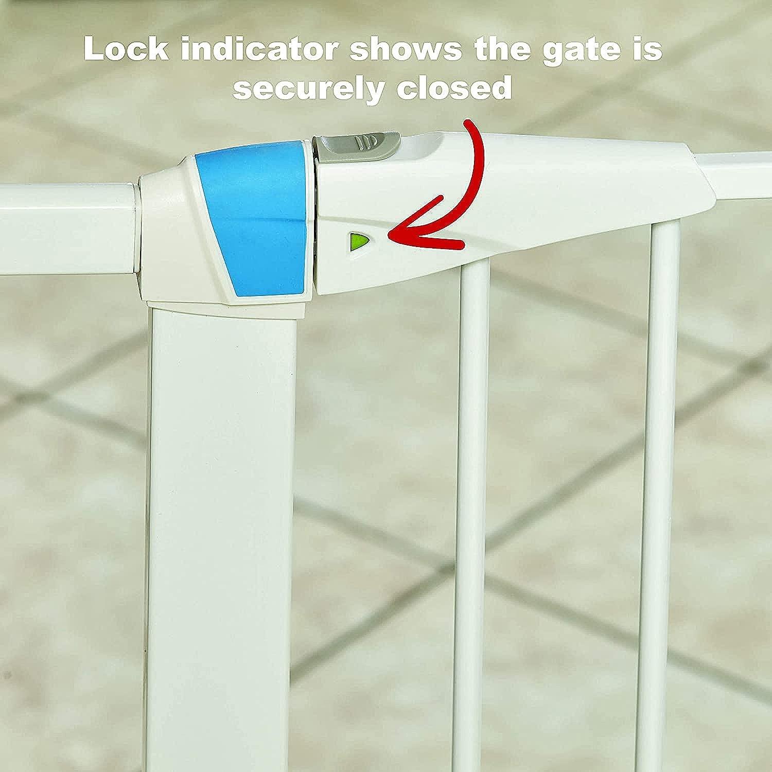 MidWest Homes for Pets Gate/ Walk-thru Steel Pet Gate & Reviews | Wayfair