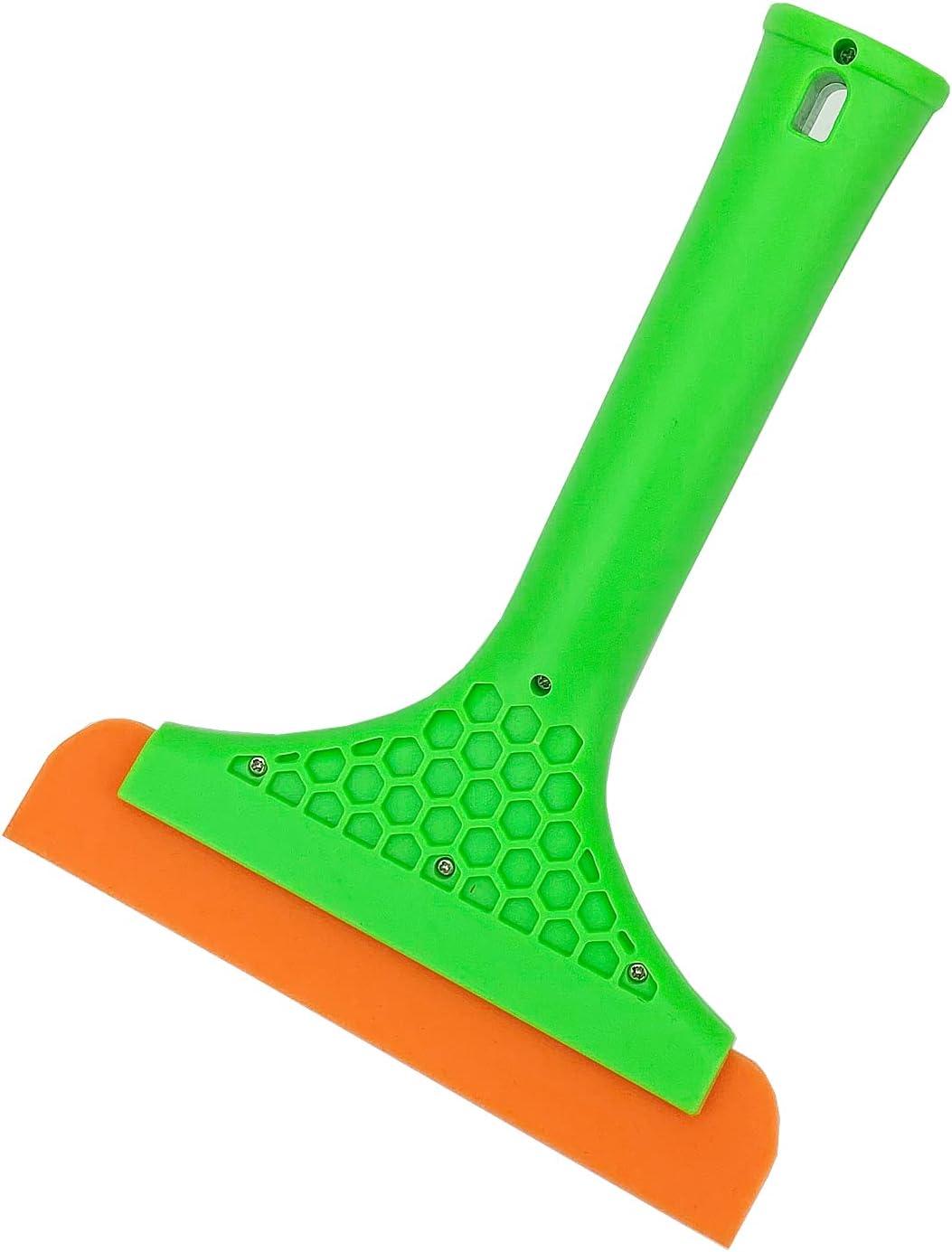 KeesonKimi Silicone Blade Small Squeegee, Shower Glass Squeegee, Window Tint Squeegee, for Window, Bathroom Mirrors, Shower Door and Car Windshield