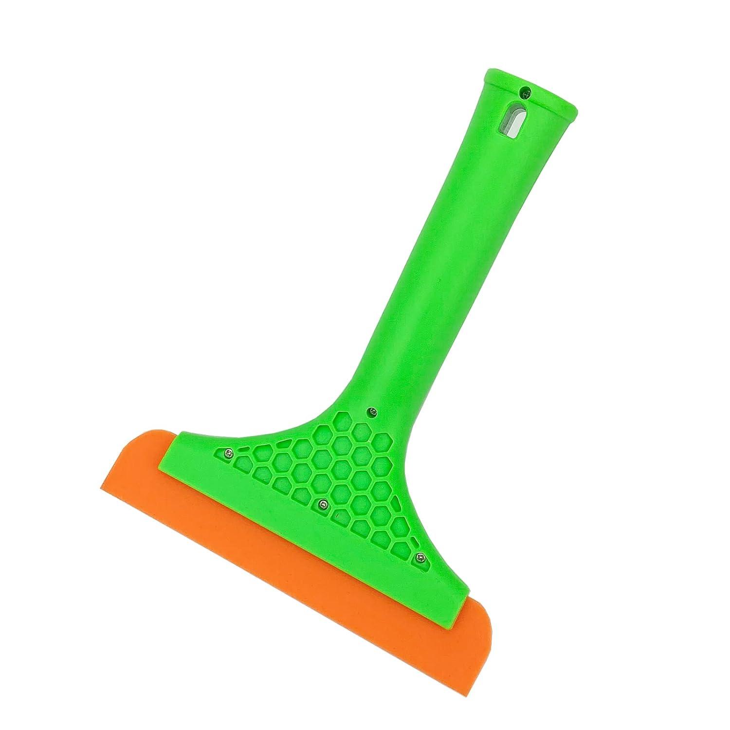 KeesonKimi Silicone Blade Small Squeegee, Shower Glass Squeegee, Window Tint Squeegee, for Window, Bathroom Mirrors, Shower Door and Car Windshield