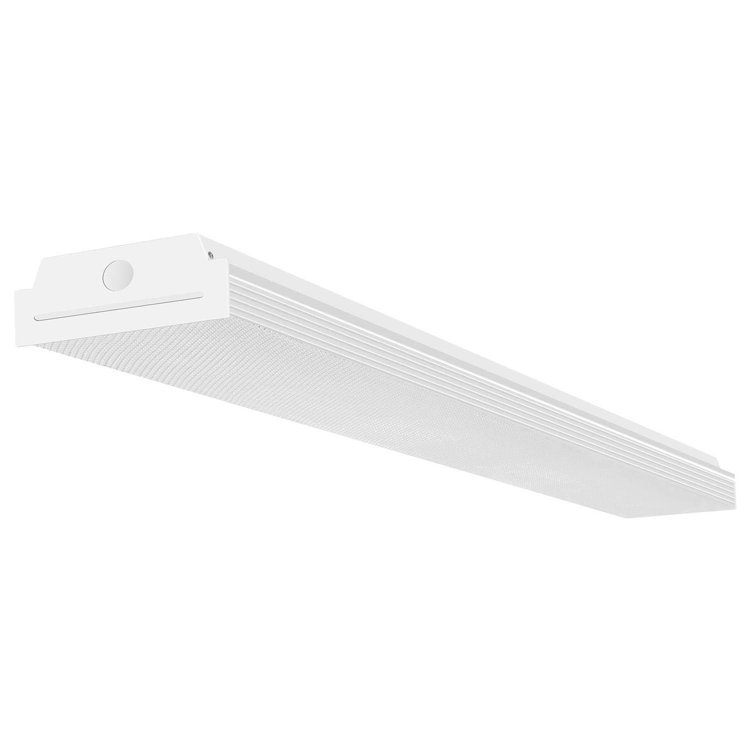 48-Inch White Acrylic LED Flush Mount Ceiling Light