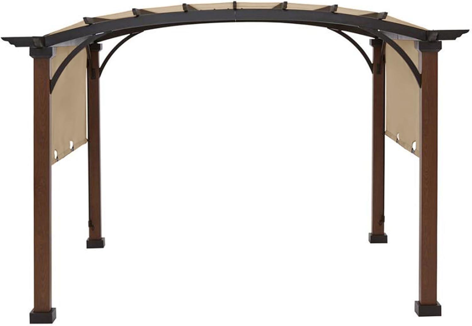 Beige Whisper 10' x 10' Replacement Pergola Canopy