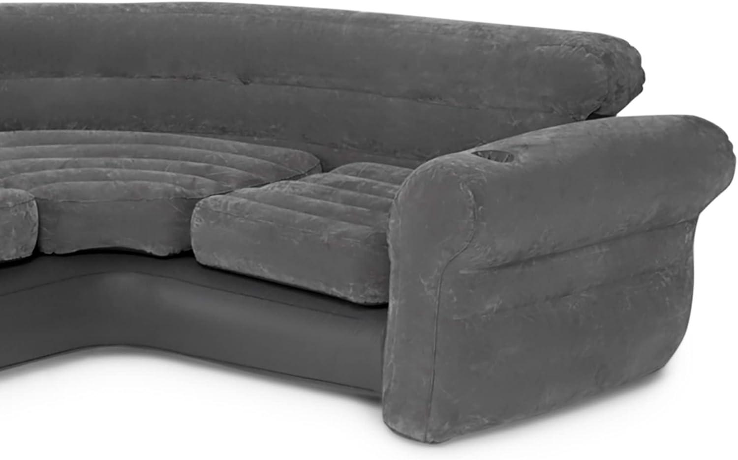 Intex 101" Wide Right Hand Facing Corner Inflatable Sectional Sofa