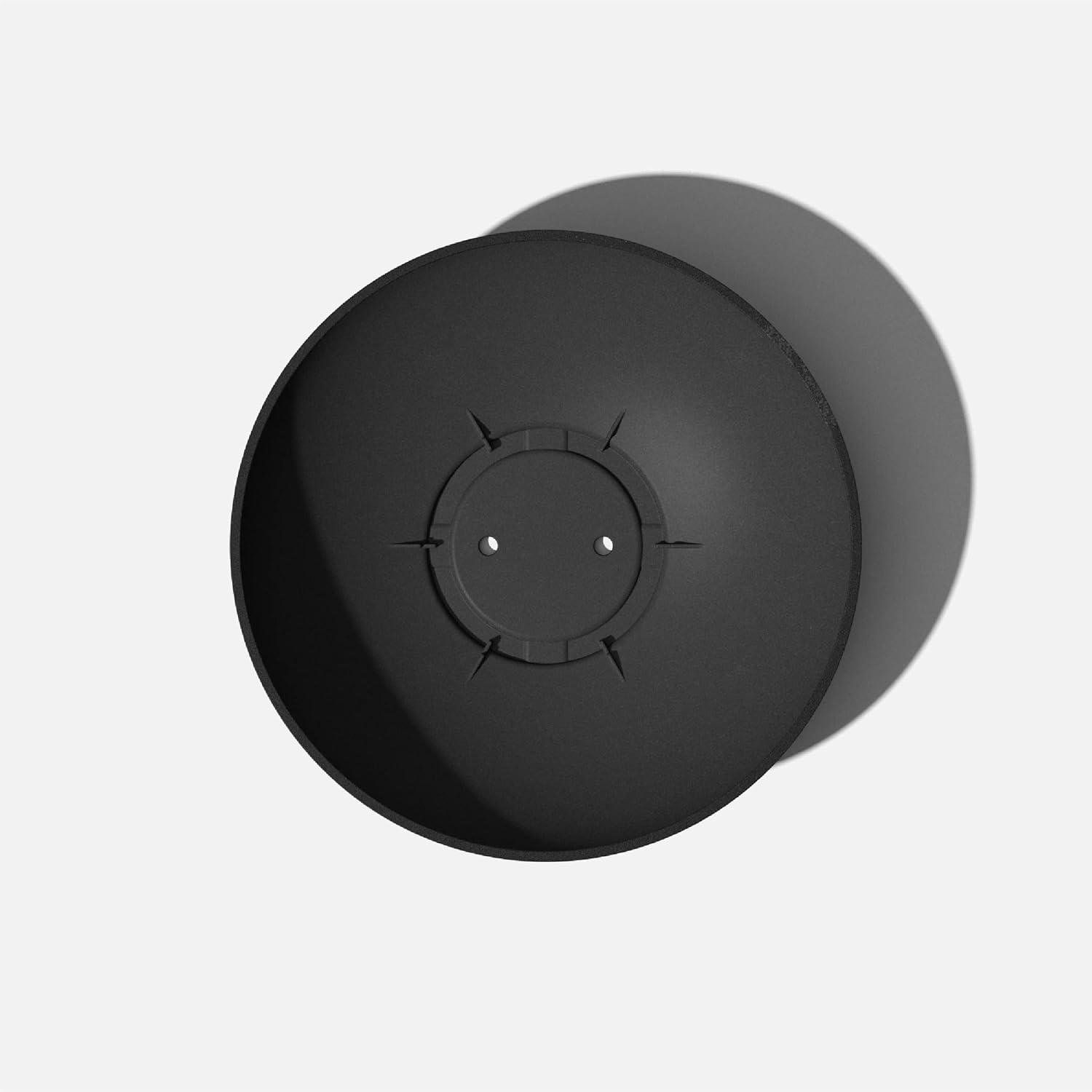 Veradek Mason Series Lane Bowl 24" Plastic-Stone Planter - Black