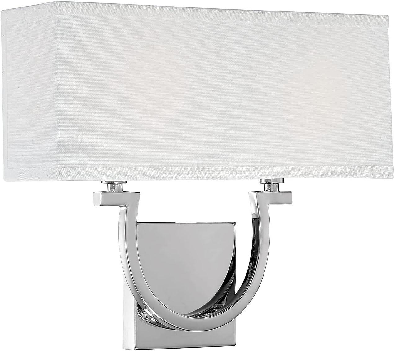 Willa Arlo™ Interiors Carlisle 2 - Light Dimmable Armed Sconce in Polished Nickel