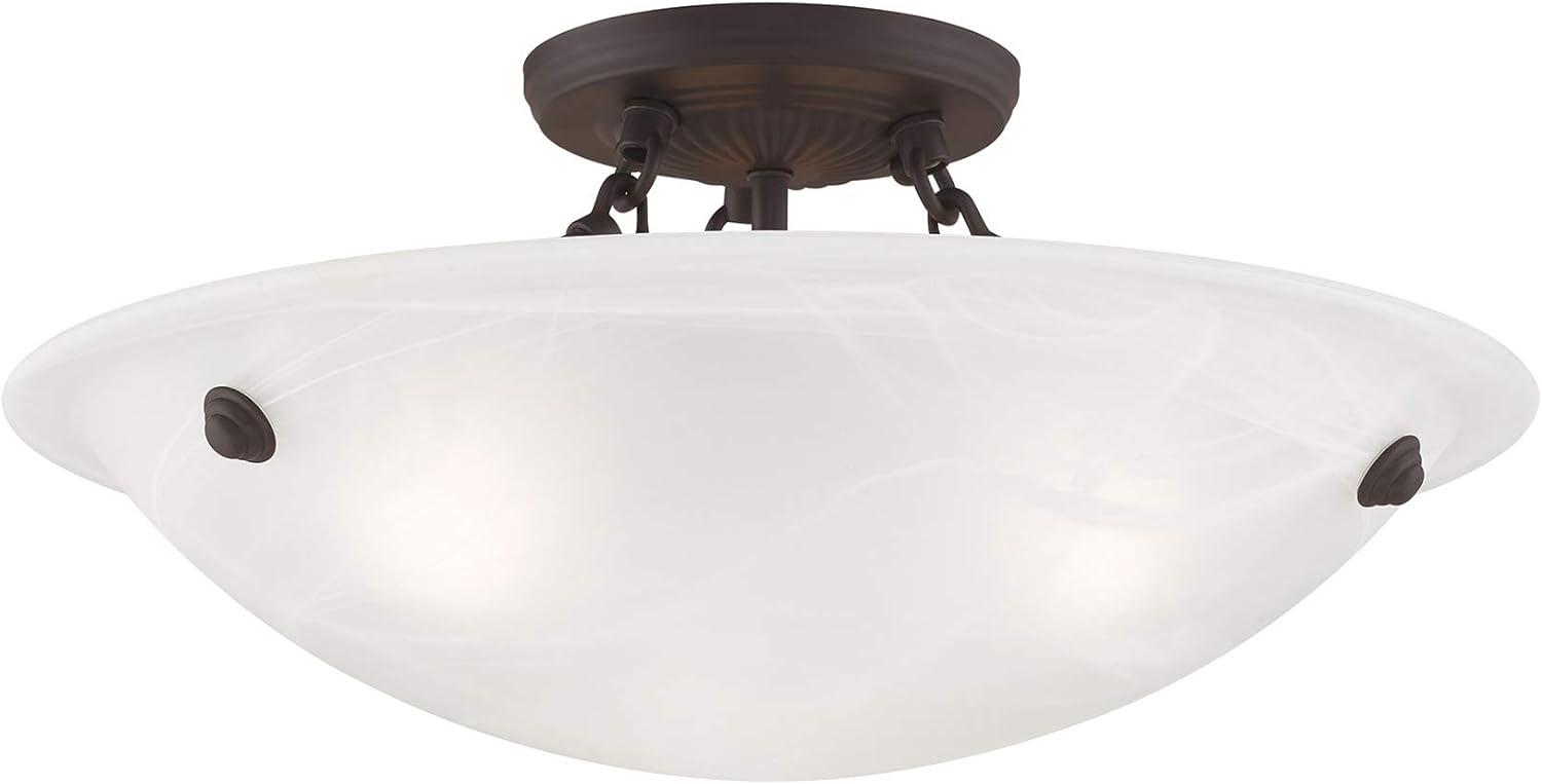 Livex Lighting Oasis 3 - Light Flush Mount in  Bronze