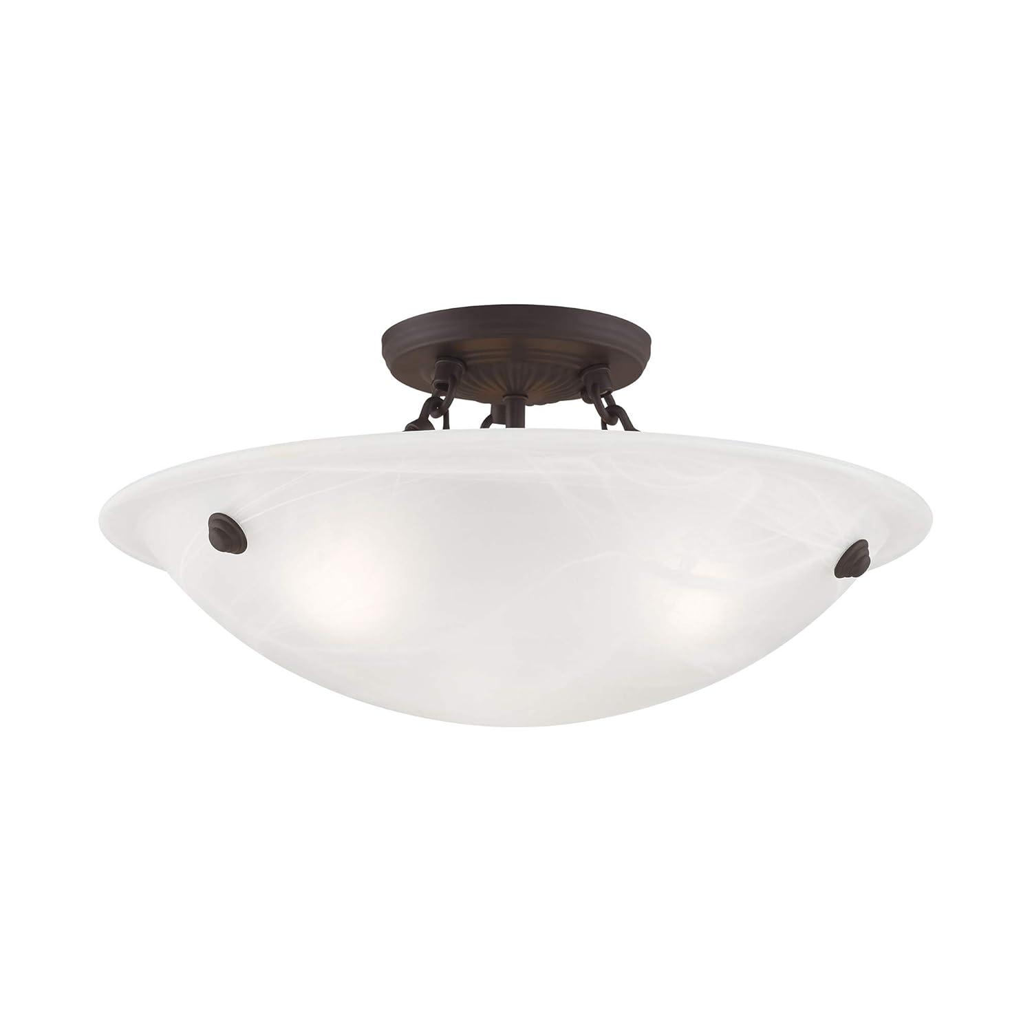 Livex Lighting Oasis 3 - Light Flush Mount in  Bronze