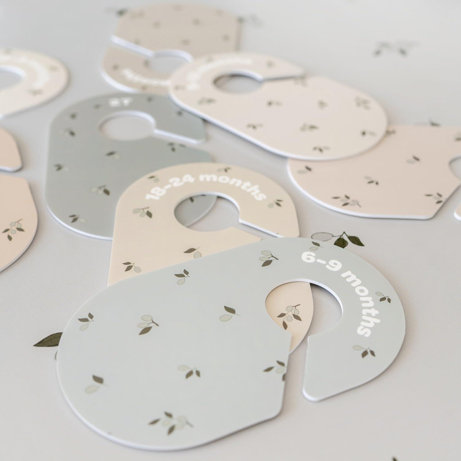 Olive Baby Clothes Organizer Closet Dividers Set of 8