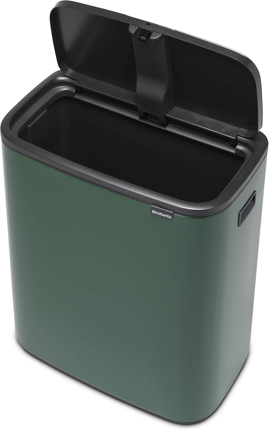Brabantia Bo Touch Top Trash Can, 16 Gallon