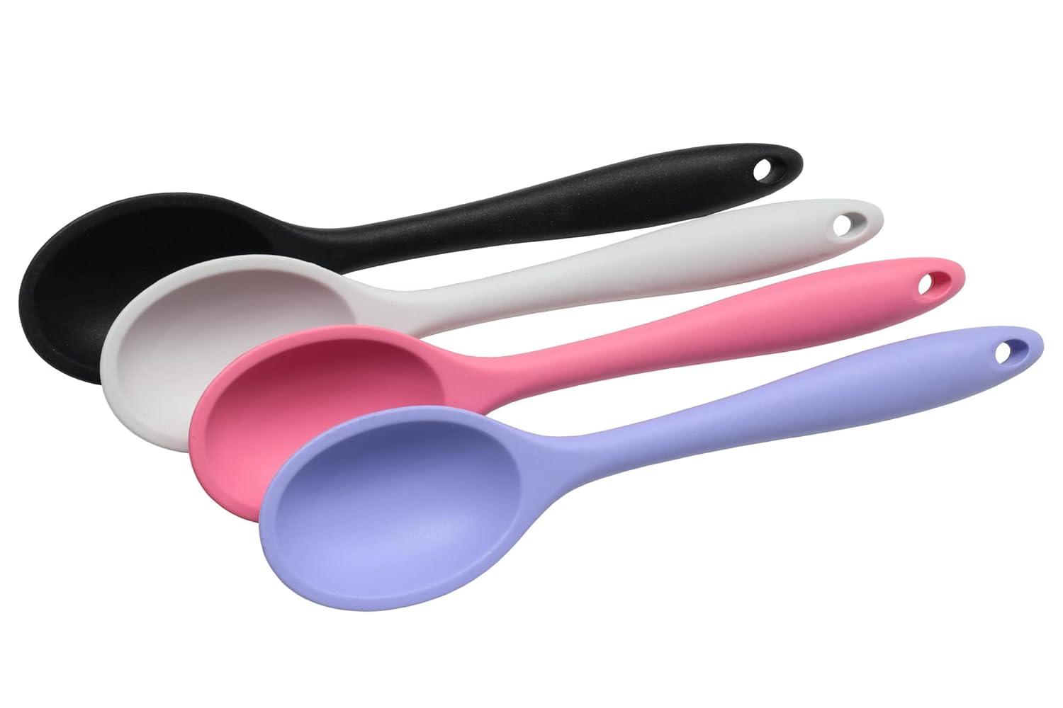 Chef Craft Premium Silicone Basting Spoon, 11 inch, Pink