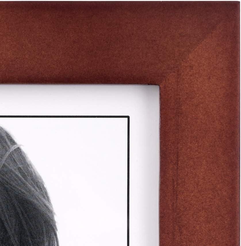 Malden Linear Dark Walnut 5x7 Frame