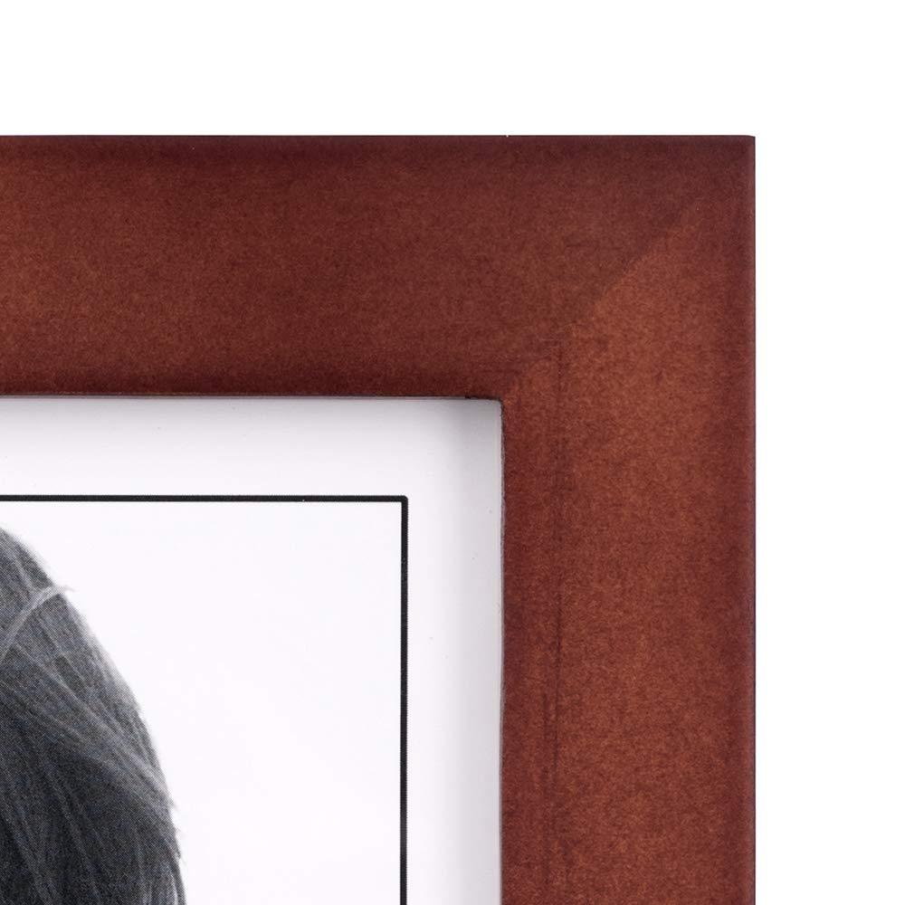 Malden Linear Dark Walnut 5x7 Frame
