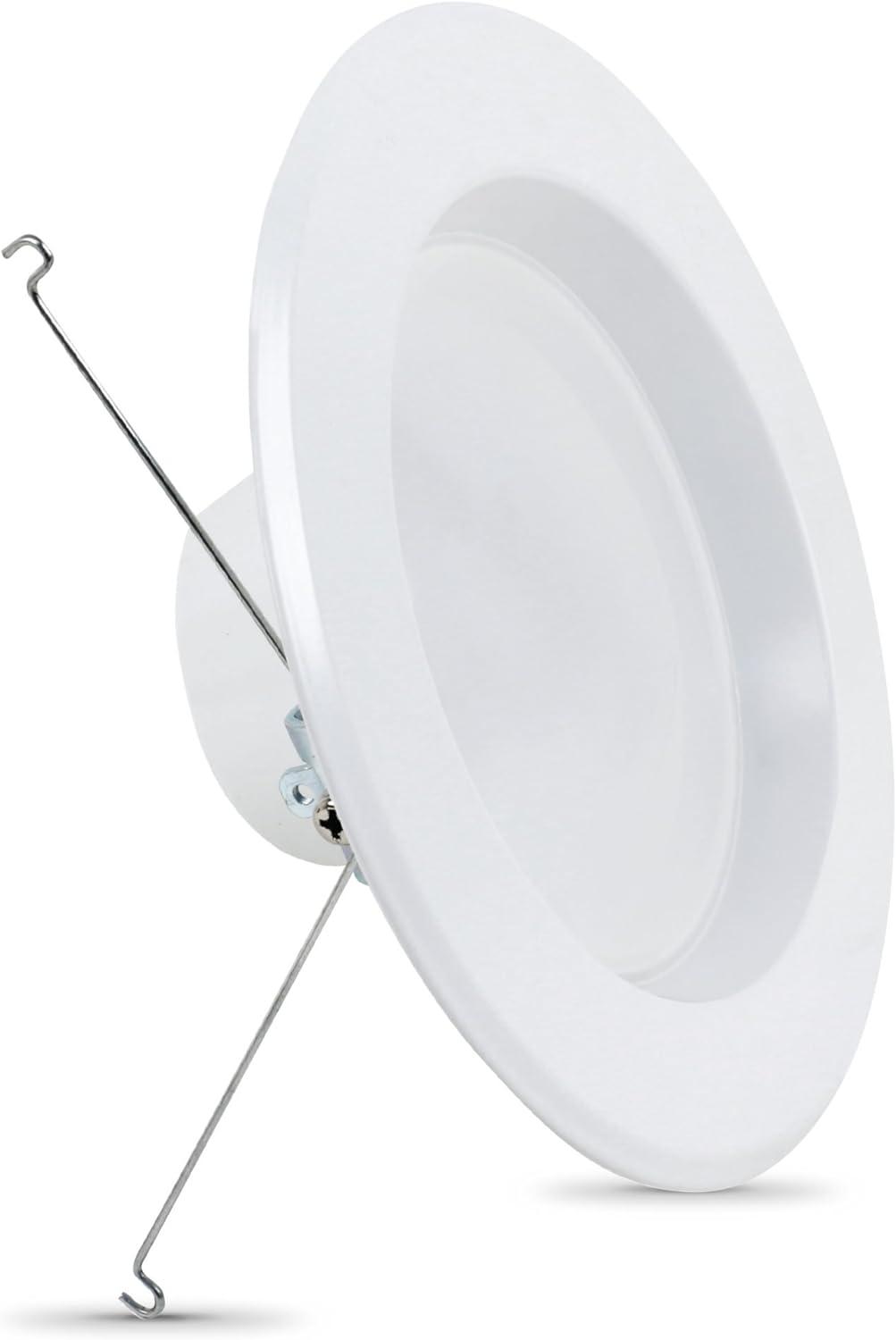 Feit Electric Enhance Bright White 5-6 in. W LED Dimmable Recessed Downlight 10.2 W