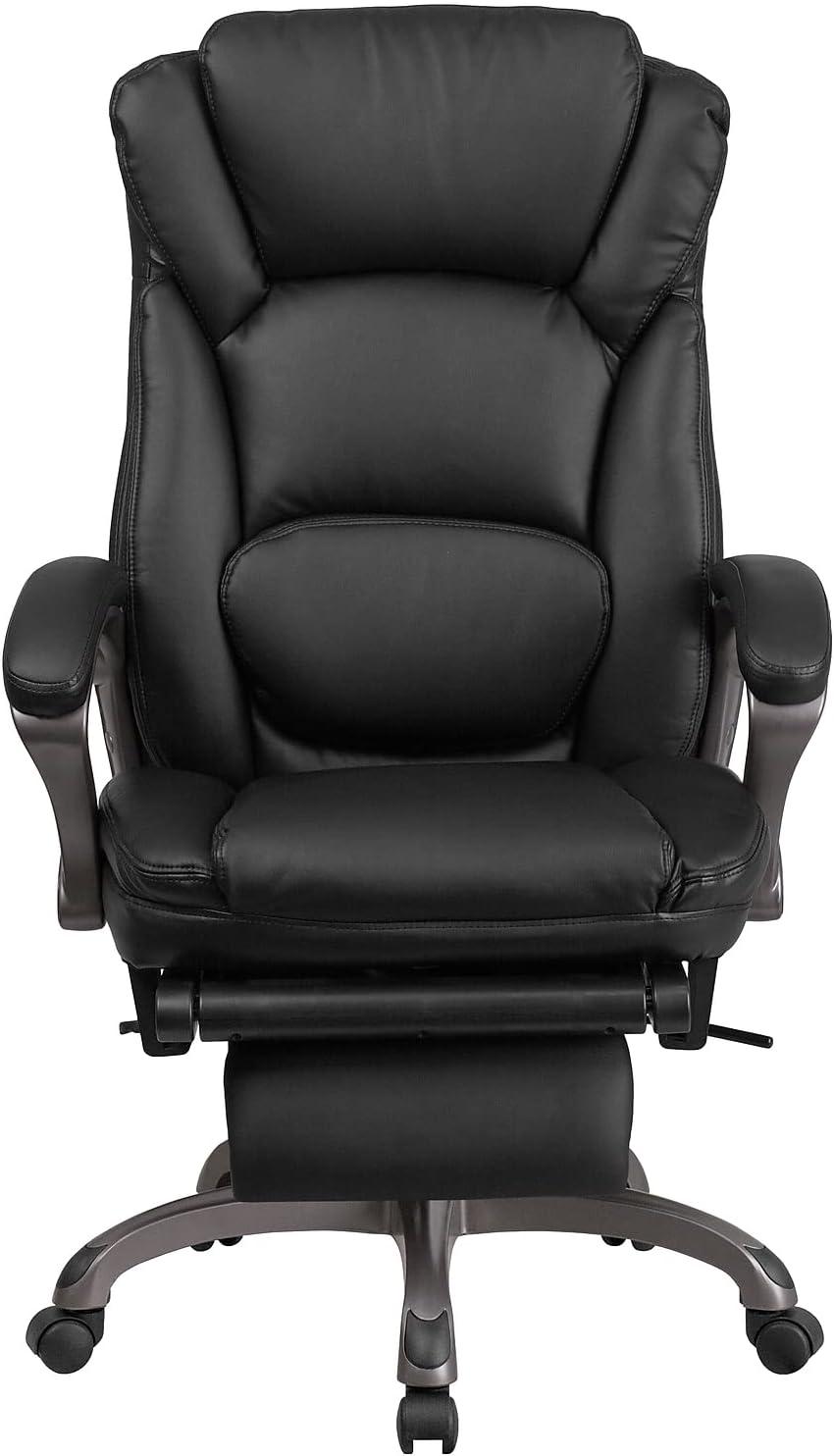 Executive High-Back Black LeatherSoft Swivel Office Chair