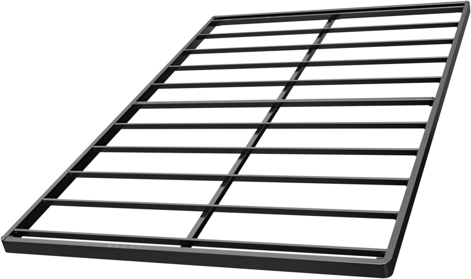 Bercht 2" Low Profile Metal Box Spring Bunkie Board, Thin Bed Slat Replacement(No legs)