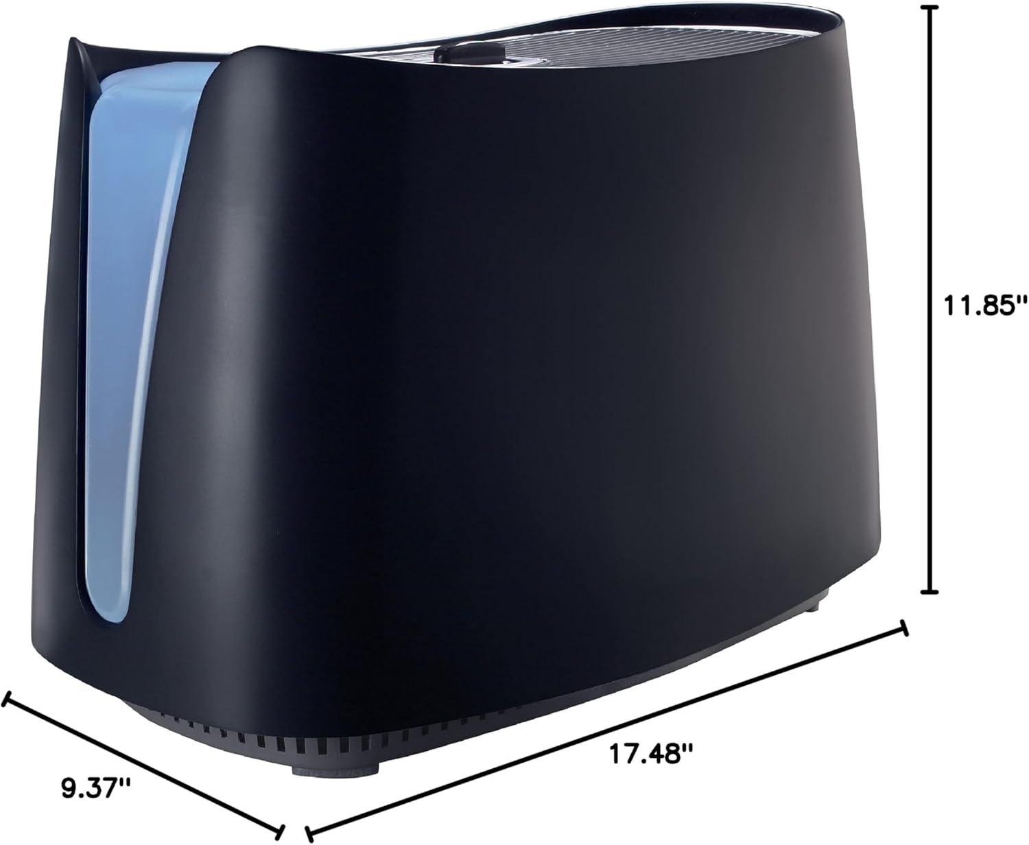 Honeywell 1.1 gal 400 sq ft Cool Moisture Humidifier, Black, HCM350B