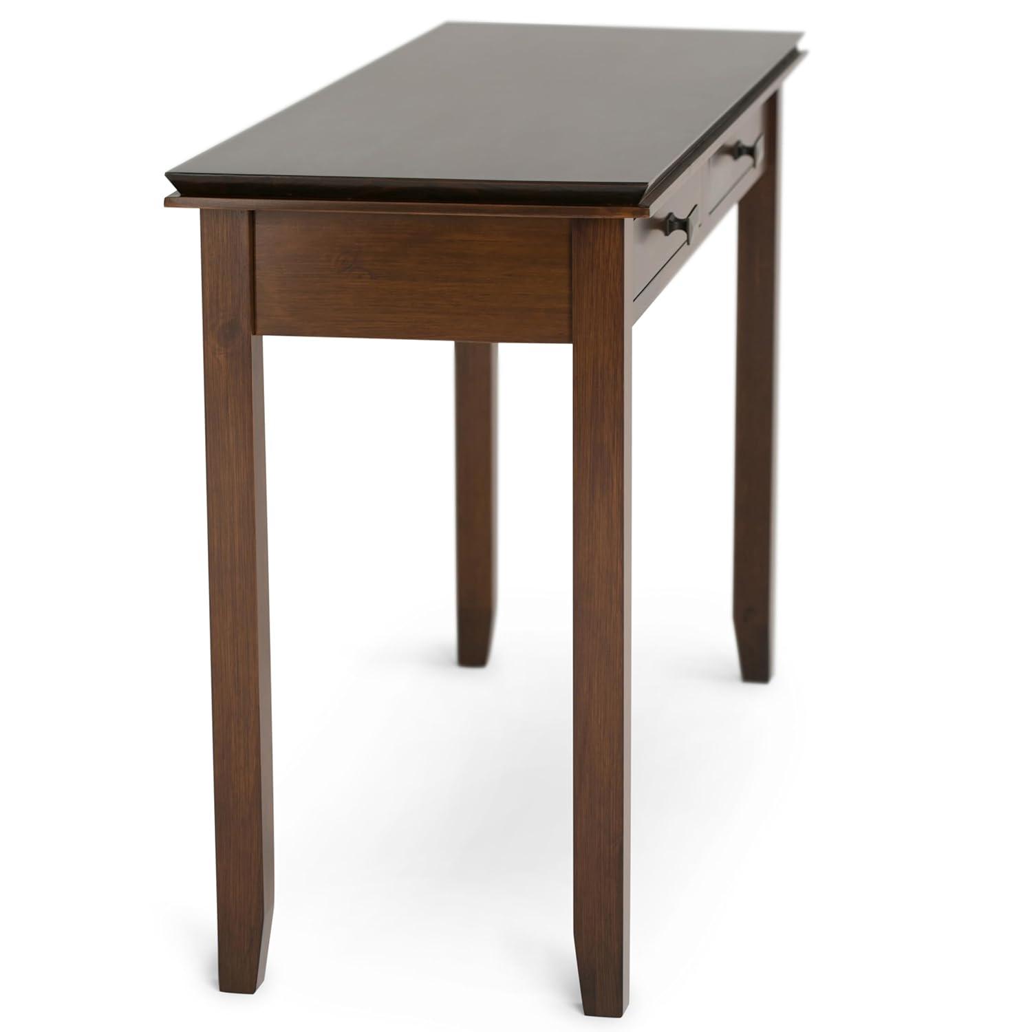 Simpli Home Artisan 46"W Solid Wood Storage Console Table with 2 Storage Drawers