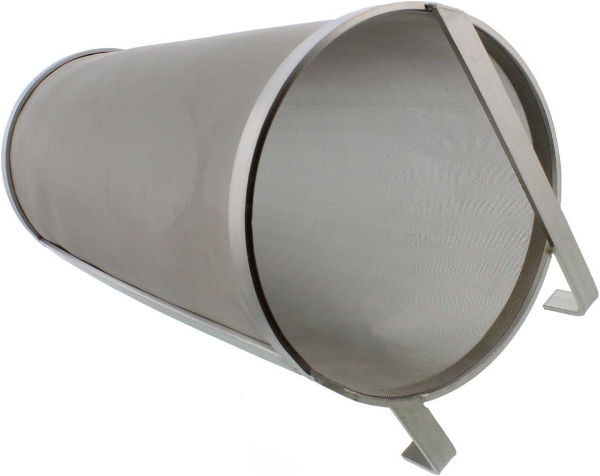 Brewing 6”x14” Inch Hopper Spider Strainer Stainless 300 Micron Hops Beer Filter