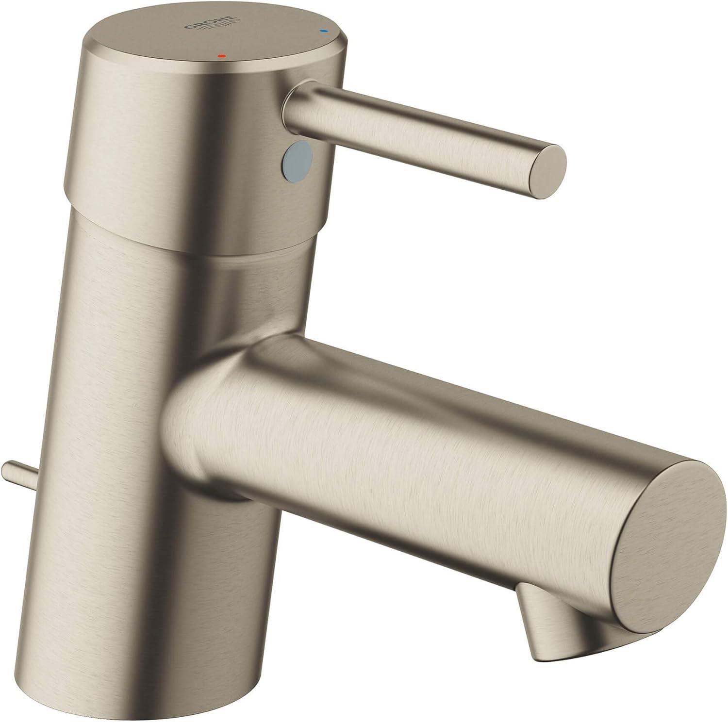 EcoSmart Brushed Nickel Single-Handle Bathroom Faucet