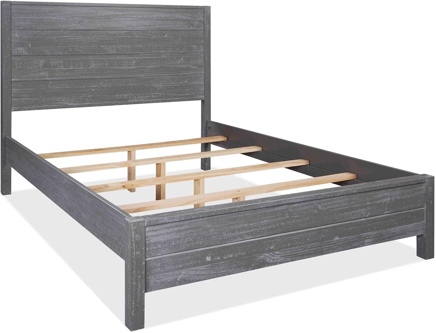 Montauk Solid Wood Panel Bed