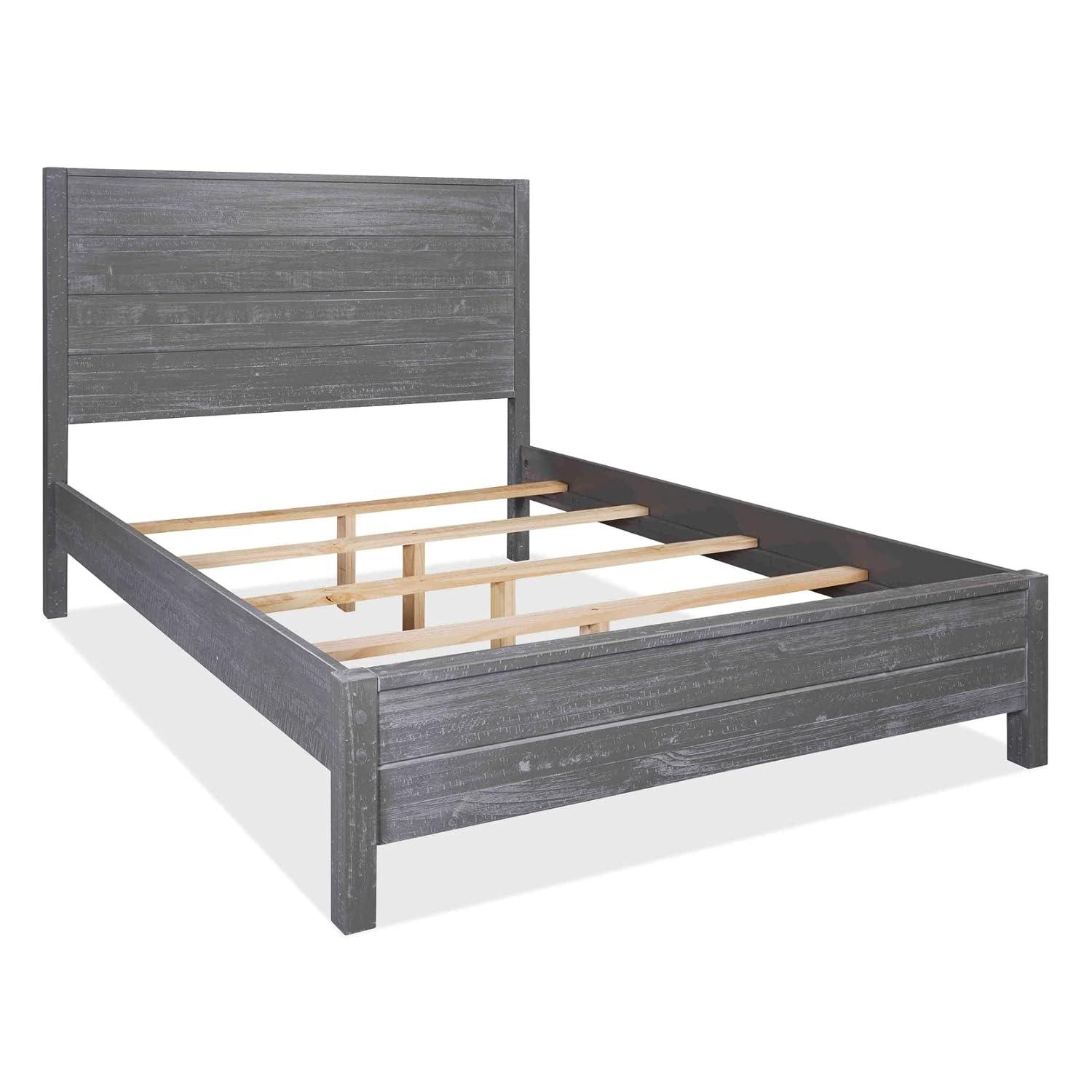 Montauk Solid Wood Panel Bed