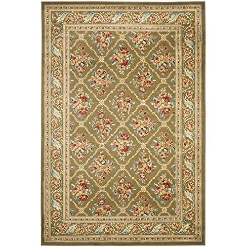 Lyndhurst LNH556 Power Loomed Area Rug - Green/Green - 5'3"x7'6" - Safavieh.