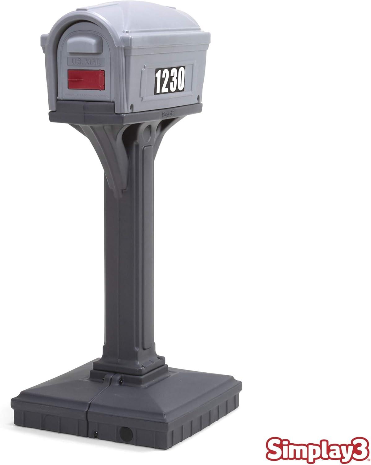 Simplay3 Dig-Free Easy Up Classic Mailbox and Post Combination, Black