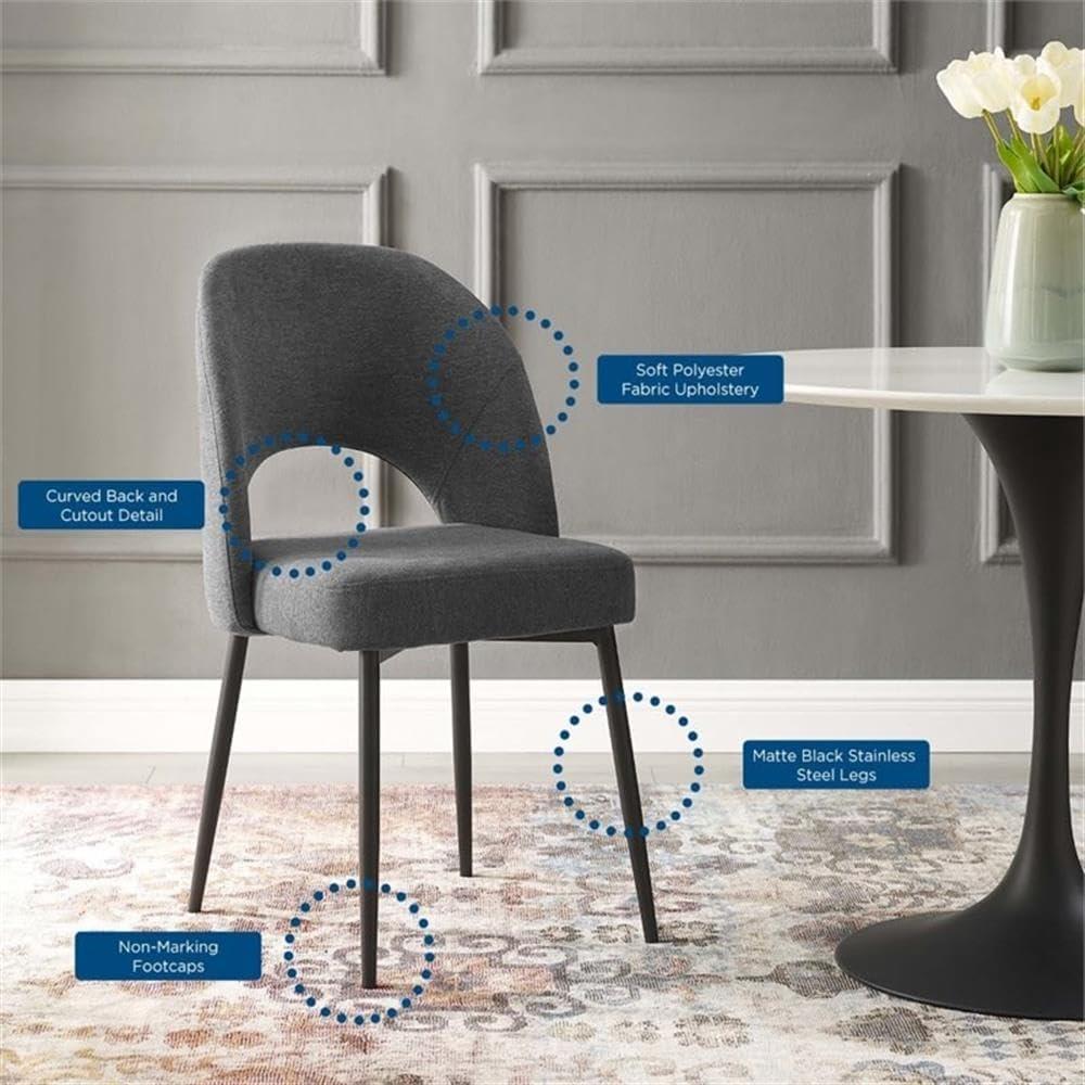 Modway Rouse Upholstered Fabric Dining Side Chair