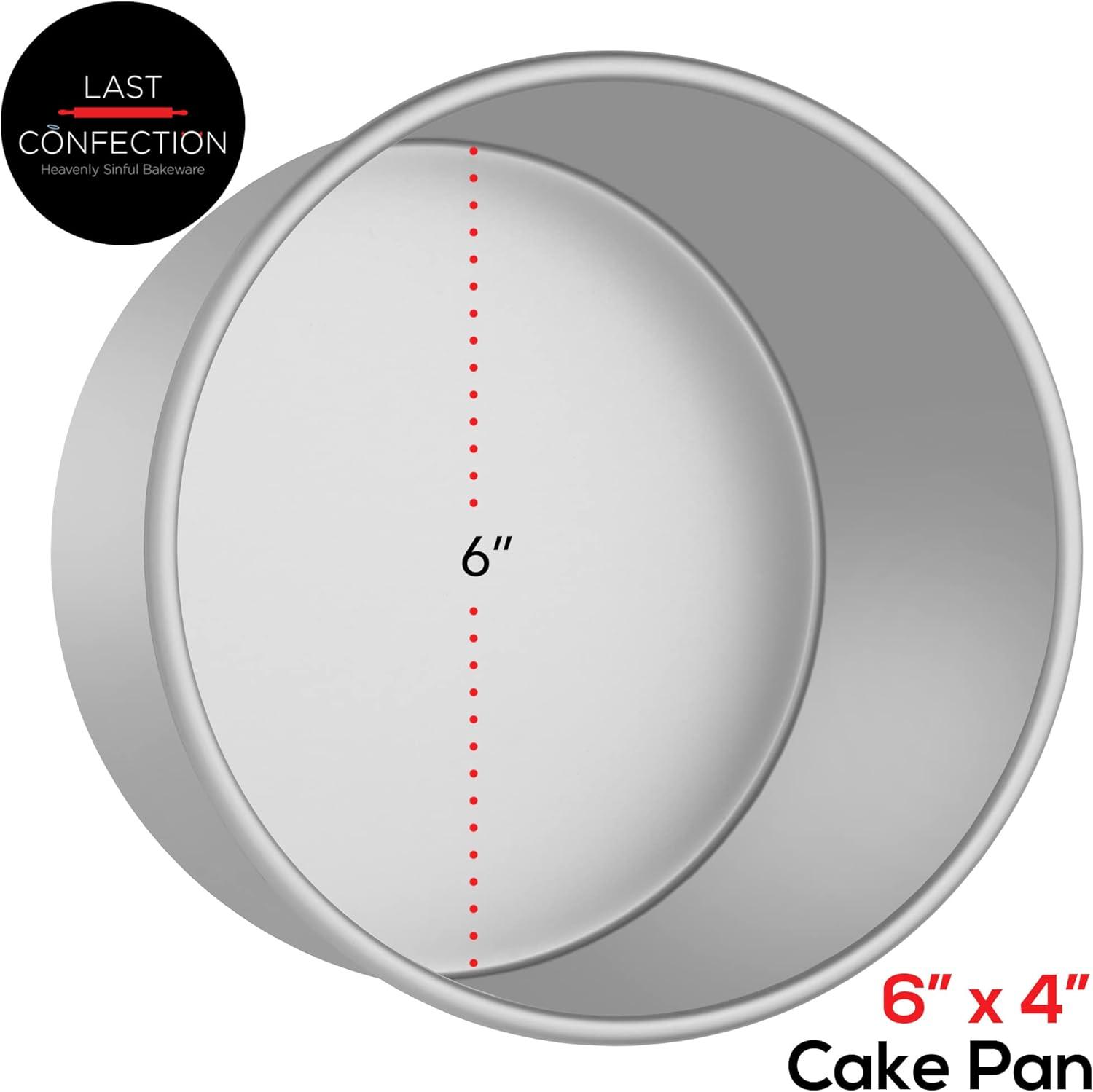 Last Confection Aluminum Round Cake Pans - Professional Bakeware