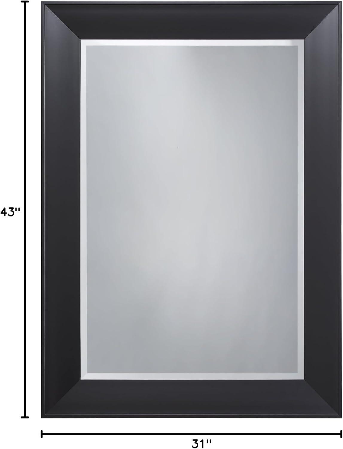 Yosemite MINT026 Home Decor Framed Mirror, Large - Black