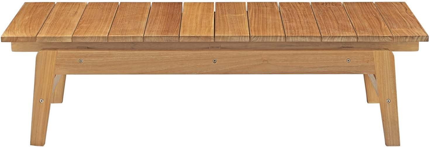 Modway Bayport Outdoor Patio Teak Coffee Table