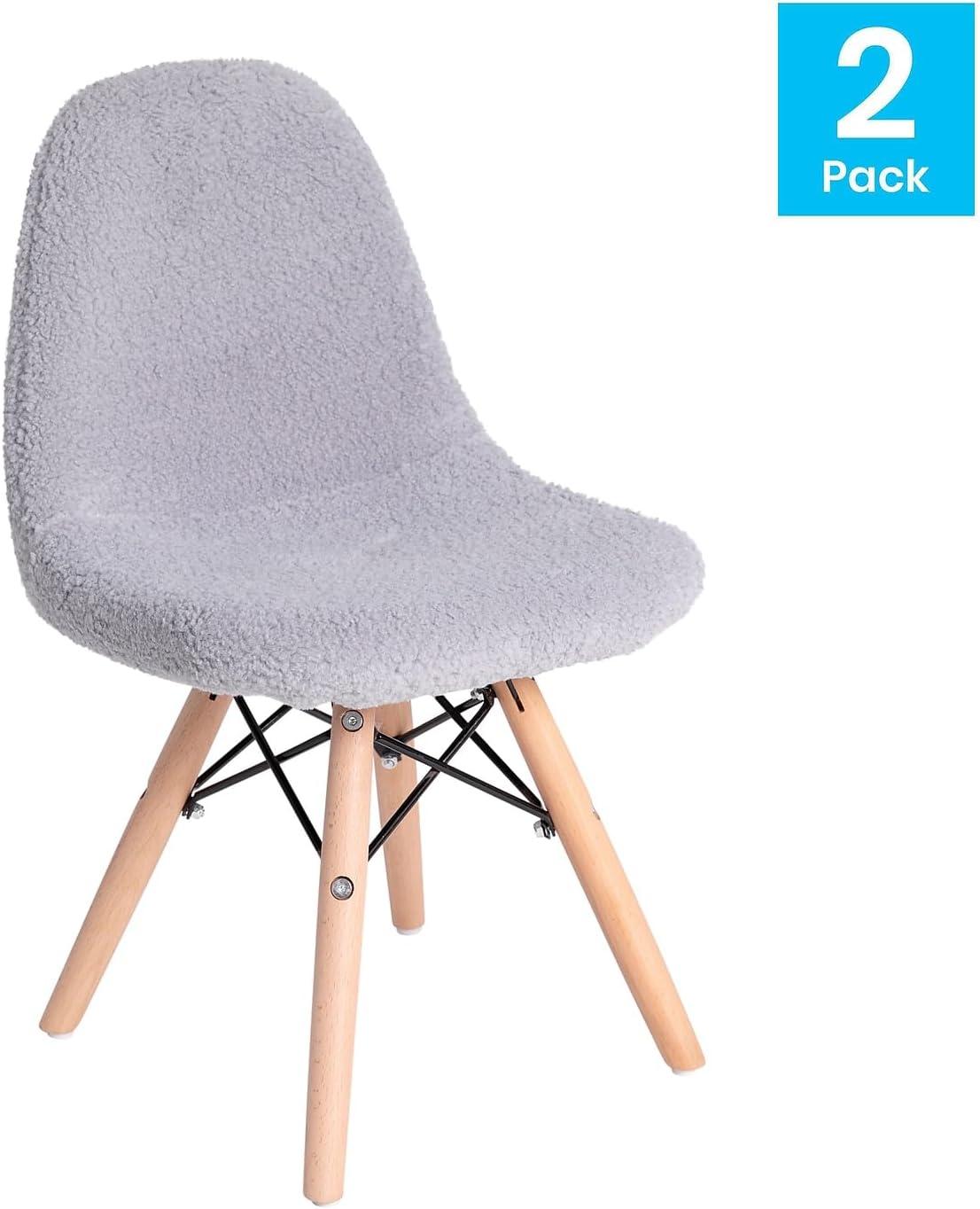 Flash Furniture Shaggy Dog Light Pink Accent Chair