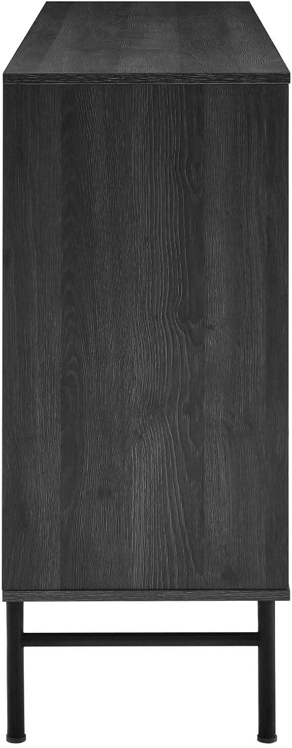 Modway Harper Chevron Sideboard in Black