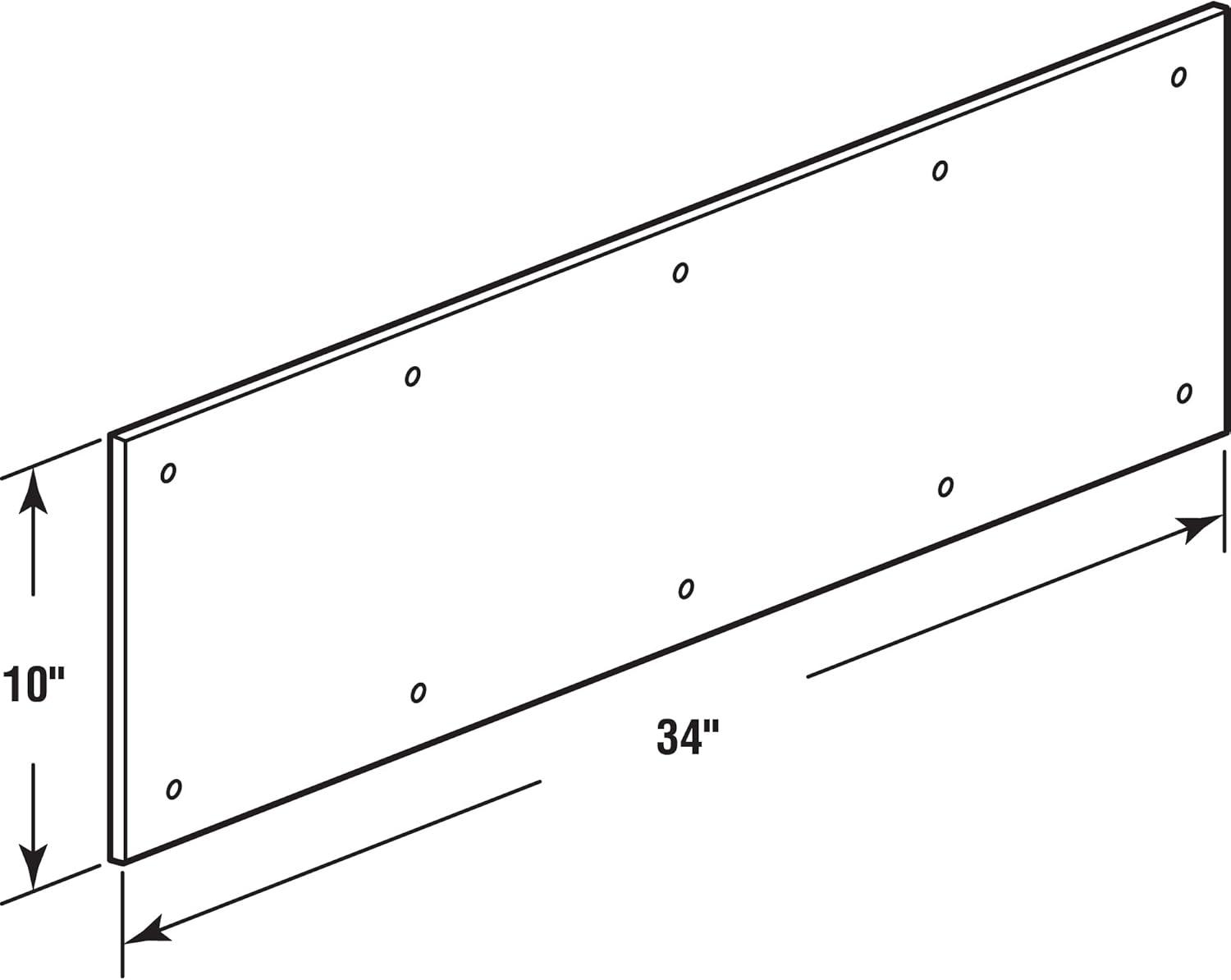 Prime-Line Door Kick Plate (Single Pack) | Wayfair