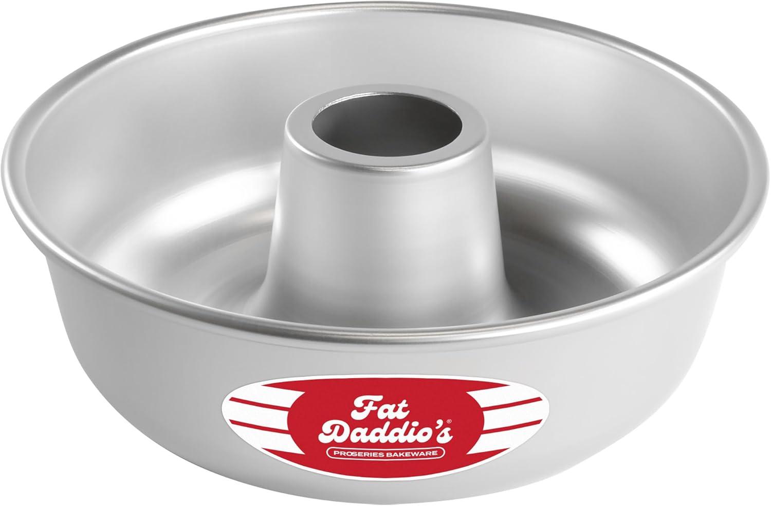 Fat Daddio's RMP-9 Anodized Aluminum Ring Mold Pan, 9 x 2 3/4 inch, Silver